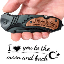 Load image into Gallery viewer, One Year Anniversary Gift for Husband - I love you to the moon and back