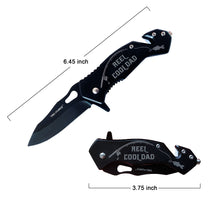 Load image into Gallery viewer, REEL COOL DAD - Pocket Fishing Knife for Dad Who Loves Fishing