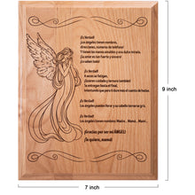 Load image into Gallery viewer, Spanish Mom Gift - Poema Sentimental Para Mamá - Wooden Plaque 7x9