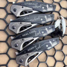 Load image into Gallery viewer, Engraved Fly Fishing Knife - Fly fishing gift - Personalized Fly Fisherman Knife