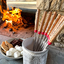 Load image into Gallery viewer, Personalized Engraved Marshmallow S'more Roasting Stick (not set)