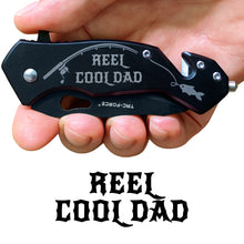 Load image into Gallery viewer, REEL COOL DAD - Pocket Fishing Knife for Dad Who Loves Fishing