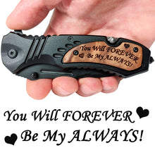 Load image into Gallery viewer, Wedding Anniversary Gift for Boyfriend, Husband - You will forever be my always