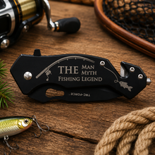 Load image into Gallery viewer, The Man, The Myth, The Fishing Legend – Fishing Gift for Men
