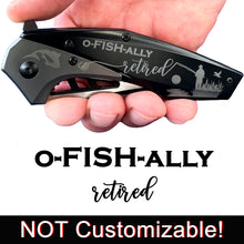 Load image into Gallery viewer, Engraved Fly Fishing Knife - Fly fishing gift - Personalized Fly Fisherman Knife
