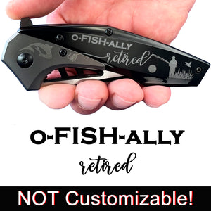 Engraved Fly Fishing Knife - Fly fishing gift - Personalized Fly