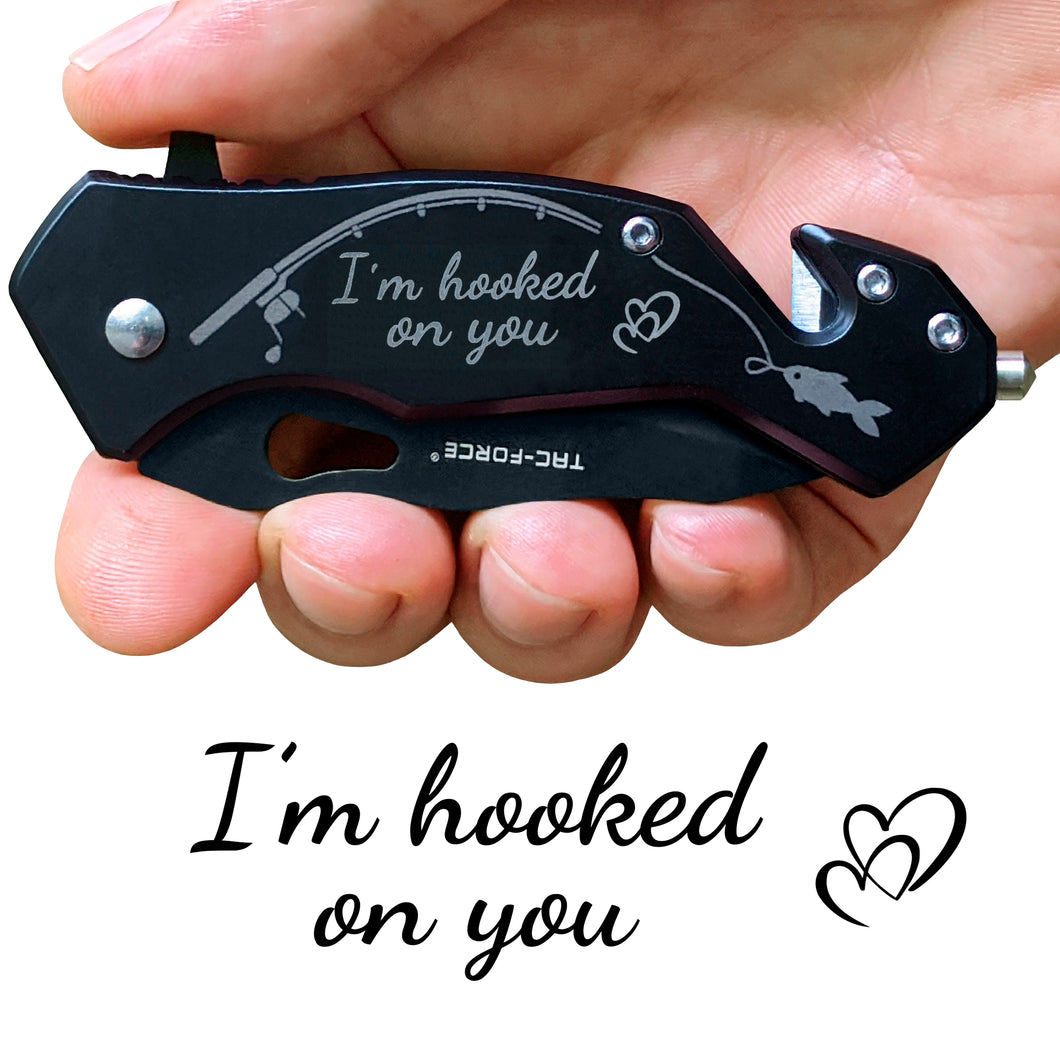 I'm Hooked on You - Fisherman Gift for Husband or Boyfriend